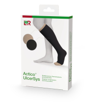 Actico UlcerSys 2-lay stocking sys black L